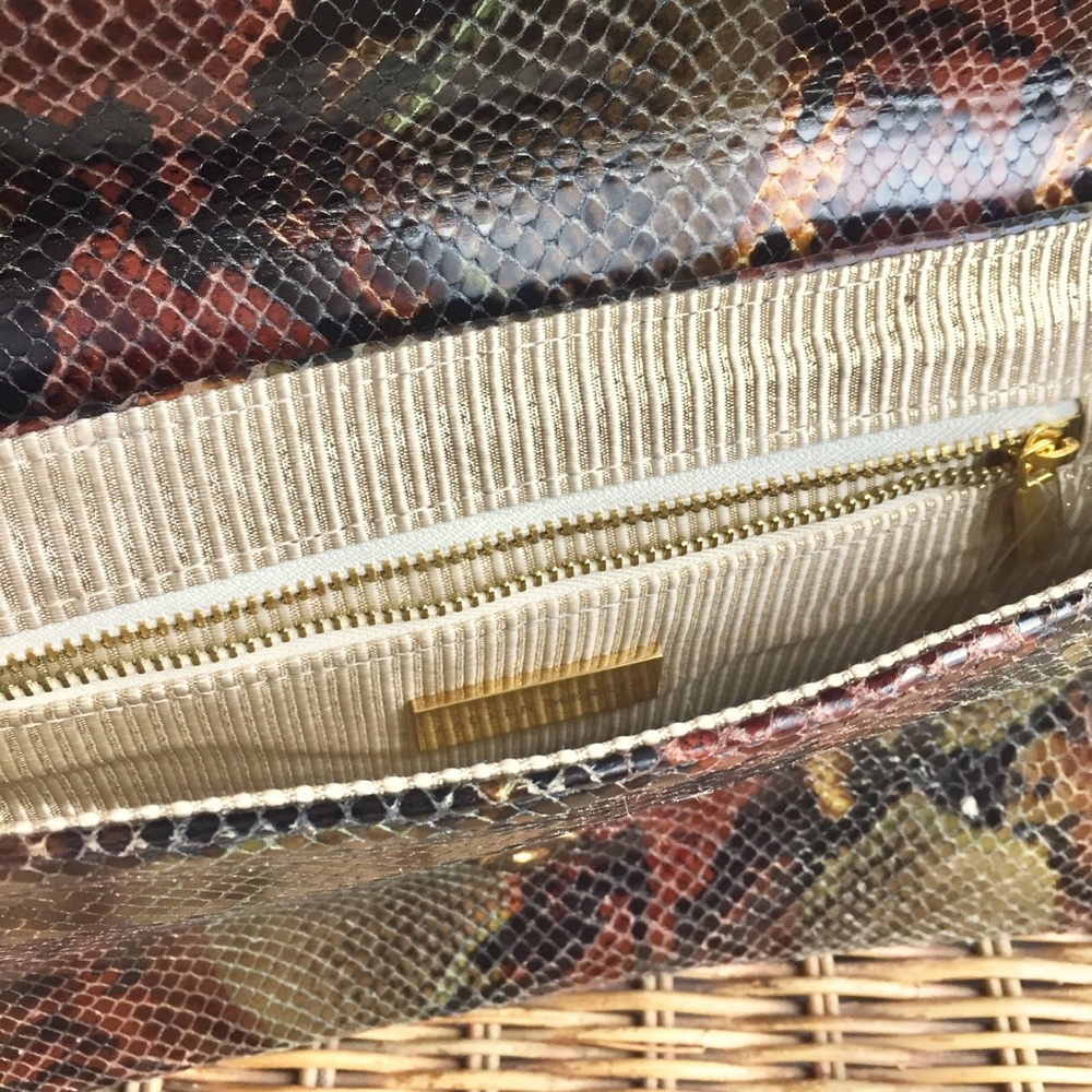 Ava Clutch Snakeskin Python Lauren Merkin - image 4